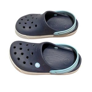 Blue Crocs Size J3 Excellent Immediate Shipping!!